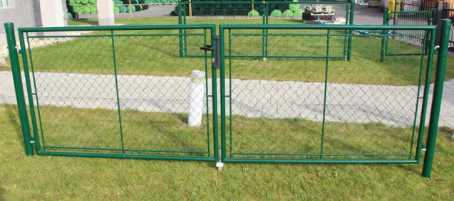 Brána dvojkrídlová GARDEN ZN+PVC 6005 (zelená)
